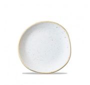 Тарелка мелкая «Волна» d18,6 см, без борта, Stonecast, цвет Barley White