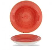 Тарелка глубокая 31см 2,4л, без борта, Stonecast, цвет Berry Red