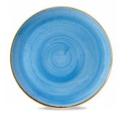 Тарелка мелкая 32,4см, без борта, Stonecast, цвет Cornflower Blue