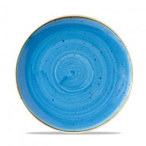 Тарелка мелкая 21,7см, без борта, Stonecast, цвет Cornflower Blue