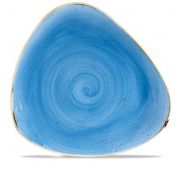 Тарелка мелкая треугольная 31,1см, без борта, Stonecast, цвет Cornflower Blue