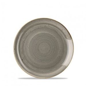 Тарелка мелкая 16,5см, без борта, Stonecast, цвет Peppercorn Grey