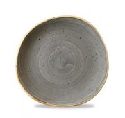 Тарелка мелкая «Волна» d21 см, без борта, Stonecast, цвет Peppercorn Grey