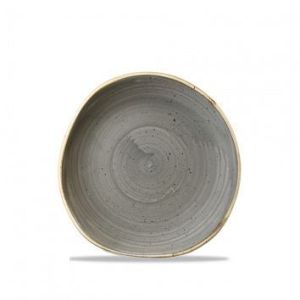 Тарелка мелкая «Волна» d18,6 см, без борта, Stonecast, цвет Peppercorn Grey