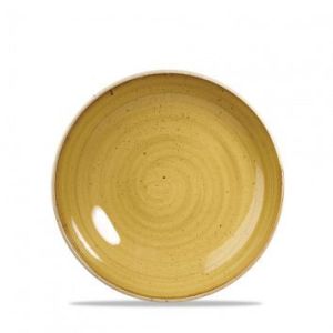 Тарелка мелкая 16,5см, без борта, Stonecast, цвет Mustard Seed Yellow