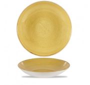 Тарелка глубокая 31см 2,4л, без борта, Stonecast, цвет Mustard Seed Yellow