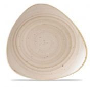 Тарелка мелкая треугольная 31,1см, без борта, Stonecast, цвет Nutmeg Cream