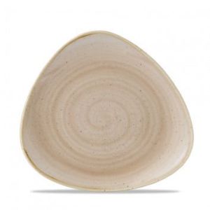 Тарелка мелкая треугольная 19,2 см, без борта, Stonecast, цвет Nutmeg Cream
