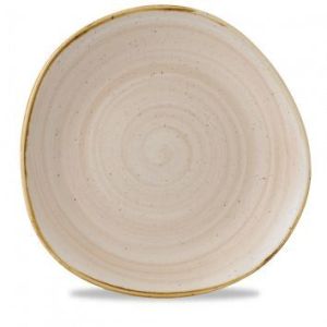 Тарелка мелкая «Волна» d28,6см, без борта, Stonecast, цвет    Nutmeg Cream