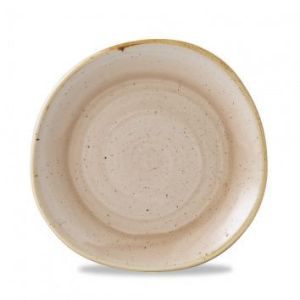 Тарелка мелкая «Волна» d21 см, без борта, Stonecast, цвет Nutmeg Cream
