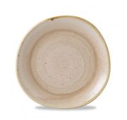 Тарелка мелкая «Волна» d21 см, без борта, Stonecast, цвет Nutmeg Cream