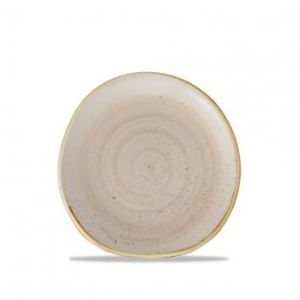 Тарелка мелкая «Волна» d18,6 см, без борта, Stonecast, цвет Nutmeg Cream