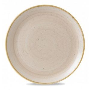 Тарелка мелкая 32,4см, без борта, Stonecast, цвет Nutmeg Cream