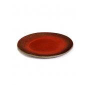 Тарелка D28см, цвет красный