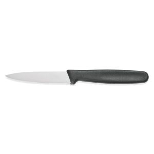 Нож для чистки овощей 8 см, цвет ручки - черный