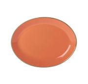 Блюдо овальное 36х27 см фарфор цвет оранжевый Seasons