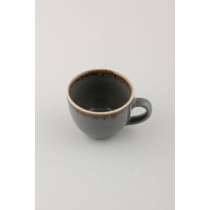 Чашка кофейная 90 мл фарфор цвет темно-серый Seasons