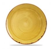 Тарелка мелкая 28,8см, без борта, Stonecast, цвет Mustard Seed Yellow