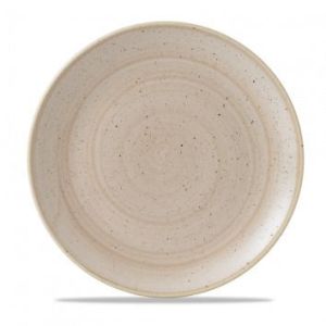 Тарелка мелкая 28,8см, без борта, Stonecast, цвет Nutmeg Cream