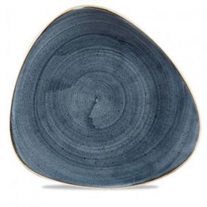 Тарелка мелкая треугольная 31,1см, без борта, Stonecast, цвет Blueberry