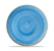 Тарелка мелкая 26см, без борта, Stonecast, цвет Cornflower Blue