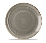 Тарелка мелкая 28,8см, без борта, Stonecast, цвет Peppercorn Grey