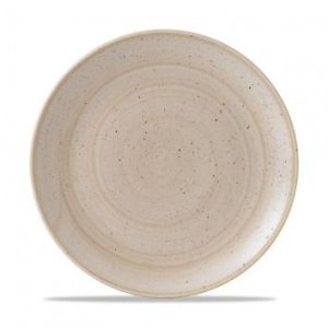 Тарелка мелкая 26см, без борта, Stonecast, цвет Nutmeg Cream