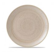 Тарелка мелкая 26см, без борта, Stonecast, цвет Nutmeg Cream