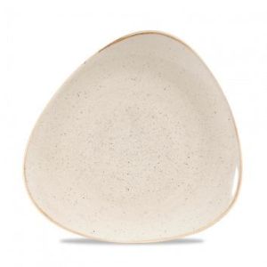 Тарелка мелкая треугольная 26,5см, без борта, Stonecast, цвет Nutmeg Cream