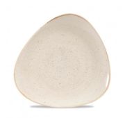 Тарелка мелкая треугольная 26,5см, без борта, Stonecast, цвет Nutmeg Cream
