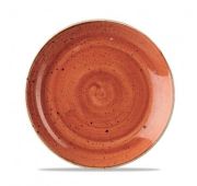Тарелка мелкая 21,7см, без борта, Stonecast, цвет Spiced Orange