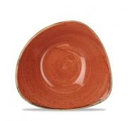 Салатник треугольный 0,60л d23,5см, без борта, Stonecast, цвет Spiced Orange
