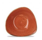 Салатник треугольный 0,37л d18,5см, без борта, Stonecast, цвет Spiced Orange
