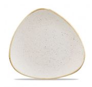 Тарелка мелкая треугольная 26,5см, без борта, Stonecast, цвет Barley White Speckle