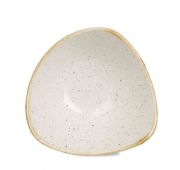 Салатник треугольный 0,37л d18,5см, без борта, Stonecast, цвет Barley White Speckle
