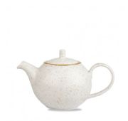 Чайник 0,426л, с крышкой, Stonecast, цвет Barley White Speckle