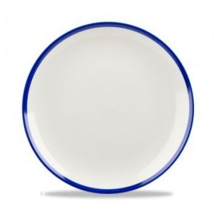 Тарелка мелкая 21,7см Retro Blue