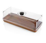 BREAD AND CAKE SERVING TRAY- WITH COVER
