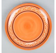 Тарелка плоская, d=240мм, керамика, Россия