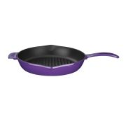 Чугунная сковорода-гриль 28 см, 2,16 л, фиолетовый