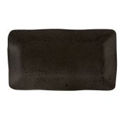 Блюдо прямоугольное 27,5 x 15,5 см, цвет черный Q Authentic Stone Black