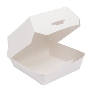 Коробка для мини бургера 7.3*7.7*5 см, белая 50 шт/уп, картон, Garcia de PouИспания