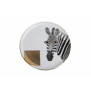 Тарелка мелкая 20 см Wild Life Zebra