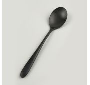 Ложка столовая ,покрытие PVD,черный матовый цвет,серия «Alessi-Black»  P.L.