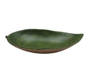 Блюдо,поднос меламиновый 23*13см  P.L. Green Banana Leaf