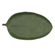Блюдо,поднос меламиновый 53.5*29*3см  P.L. Green Banana Leaf