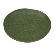 Блюдо,поднос меламиновый 26*26*3.5см  ,Green Banana Leaf,P.L.