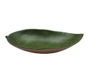 Блюдо,поднос меламиновый 31.5*19см, h=5см  P.L. Green Banana Leaf