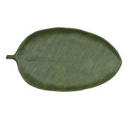 Блюдо,поднос меламиновый 46*25.4, h=2.8см  P.L. Green Banana Leaf
