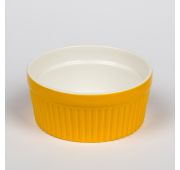 Чашка для подачи десерта «Крем-Карамель»,12 см,желтая,фарфор, P.L. Proff Cuisine